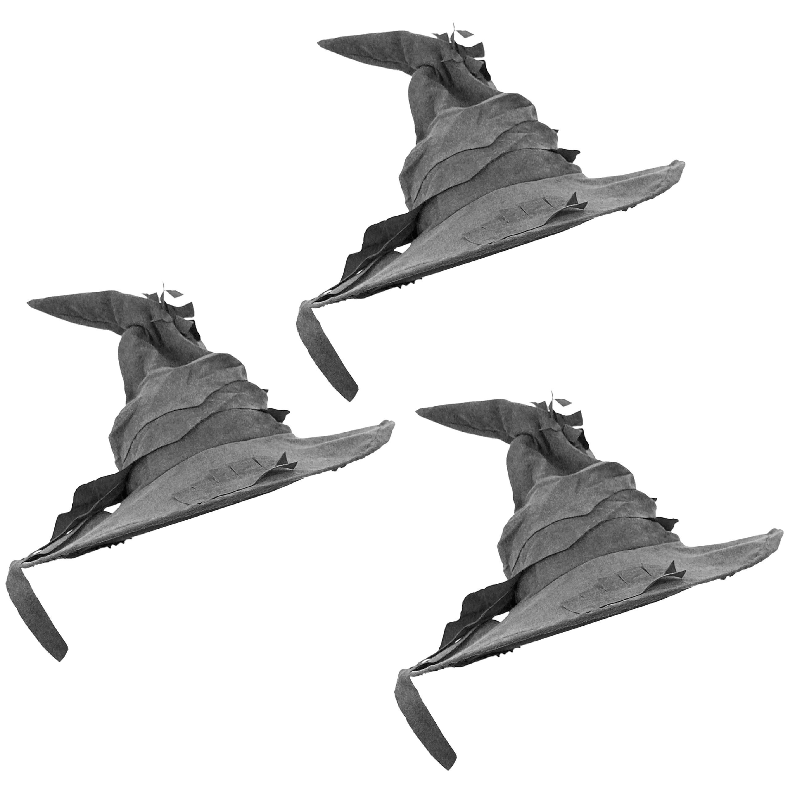 Tall Grey Wizard Witch Hat Fancy Dress Accessory School Book Week World Day Movie Character Television Halloween Parties Events Costume One Size X3 โ image 1