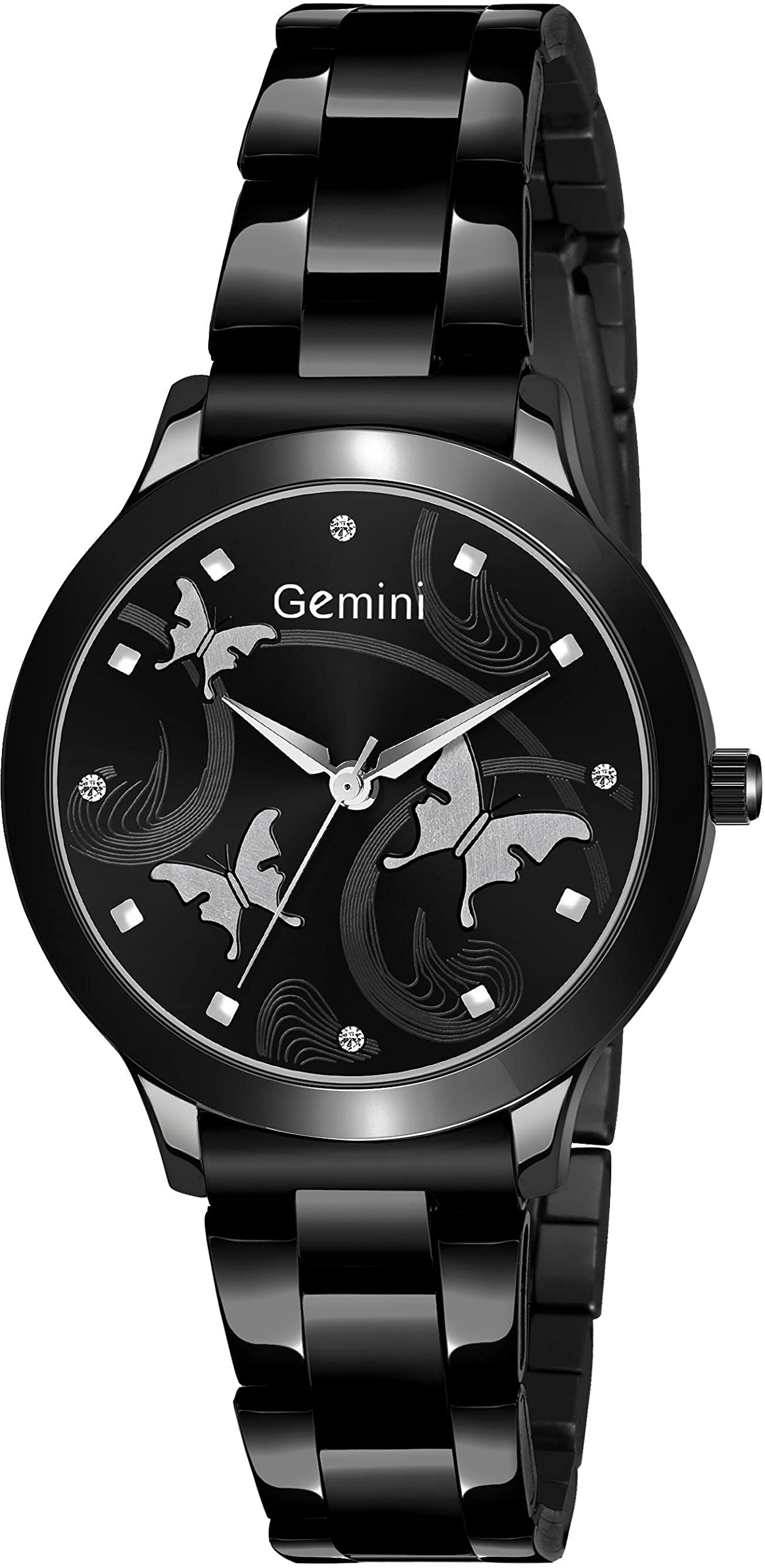 Gemini JMD HL22 Black Analog Watch - for Girls (B09B5C22B8) Amazon Price History, Amazon Price Tracker