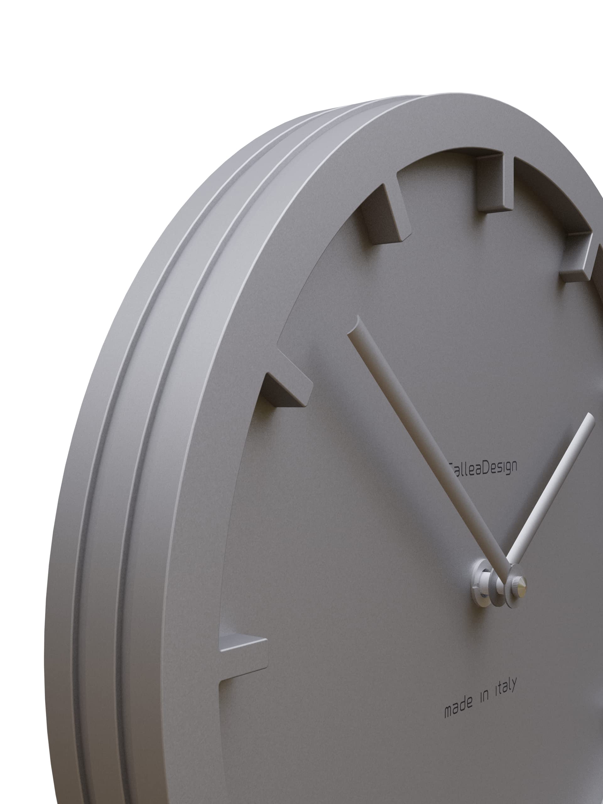 Amazon.co.jp: CalleaDesign - 壁時計 Miny (アルミ) : ホーム＆キッチン