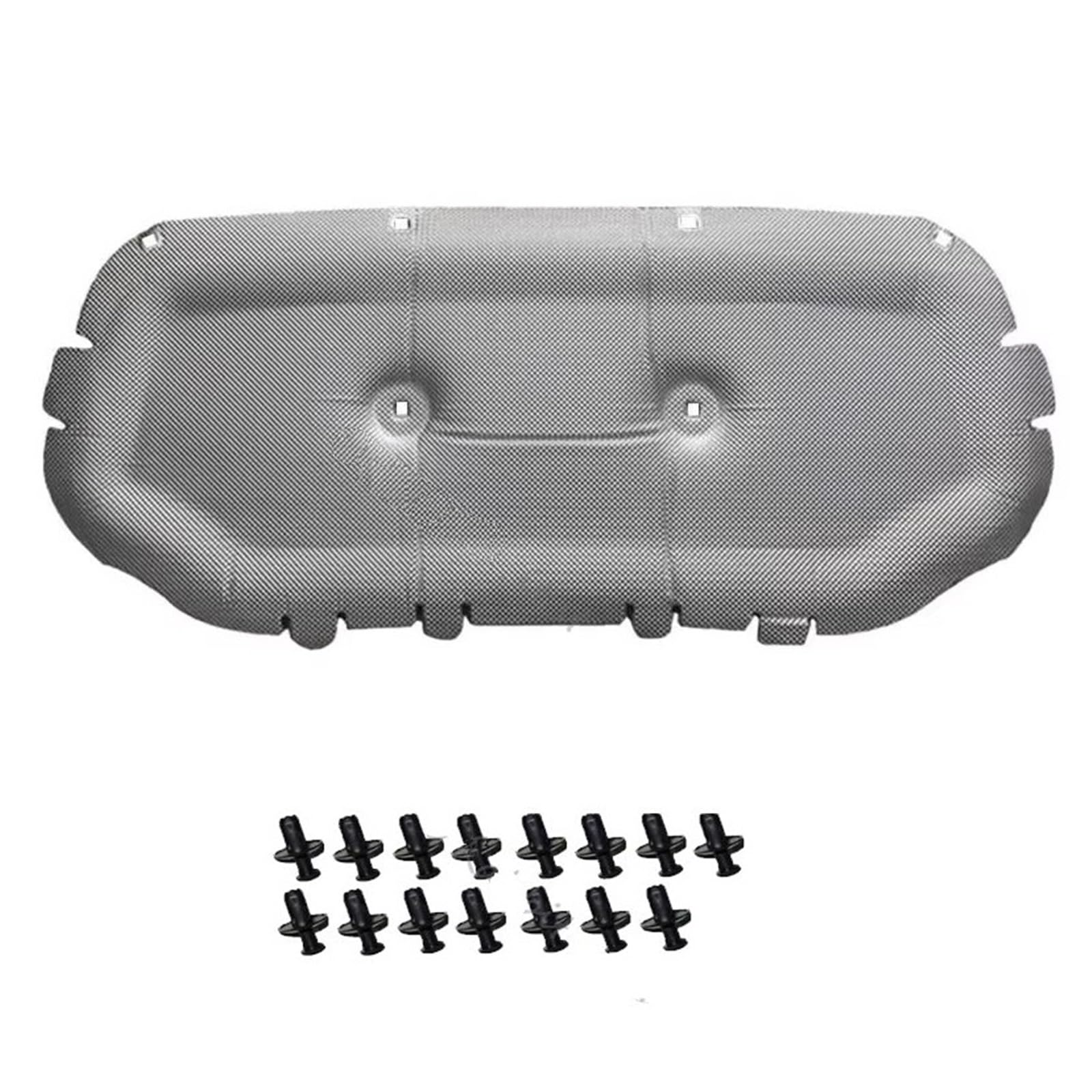 Adcvheg One Color Bonnet Compatible With For Jetta Vs5 2019-2026 Car Hood Thermal Lining Engine Soundproof Cotton Insulat Mat Accessories