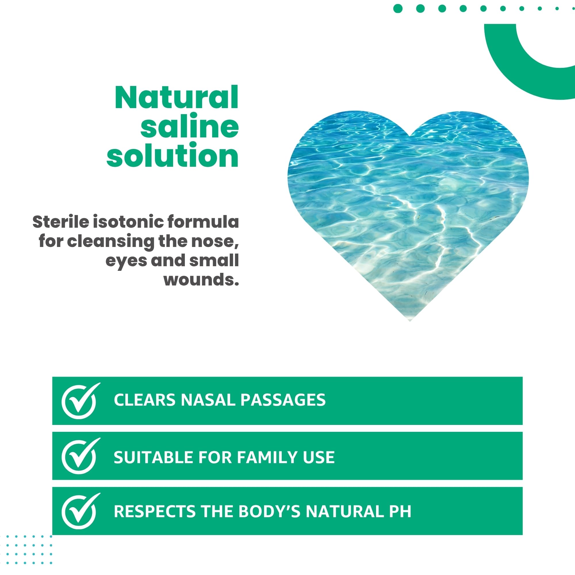 B.Braun 10 x 500 ml NaCl 0,9% Solución fisiológica isotónica 0,9 solución salina para limpieza de heridas para bebés, solución salina para lavado nasal