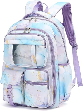 Backpack for Girls, Kids School Bags for Middle School Students Book Bag for Elementary Primary School