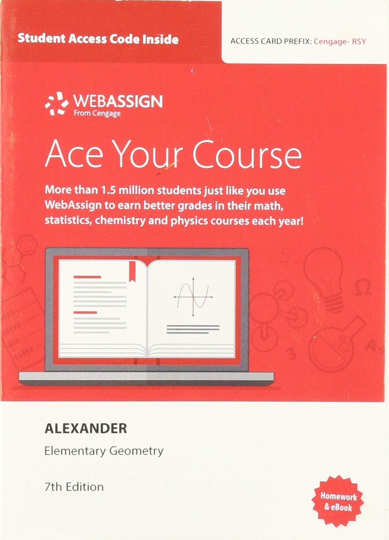 WebAssign for Alexander/Koeberlein's Elementary Geometry for College Students, Printed Access Card, Single-Term