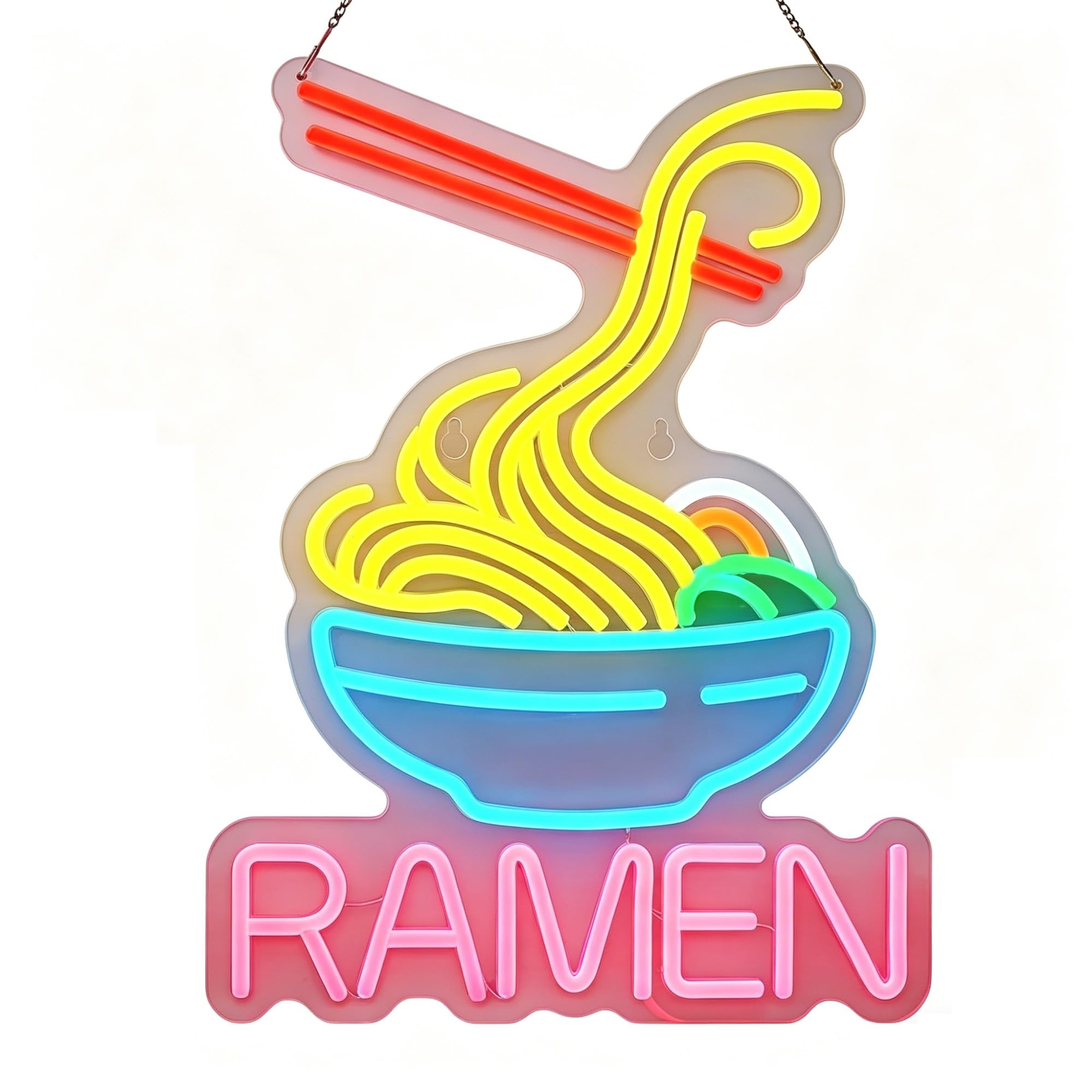 Dimmable Ramen Neon Sign,USB Powered Wall Decor(2)