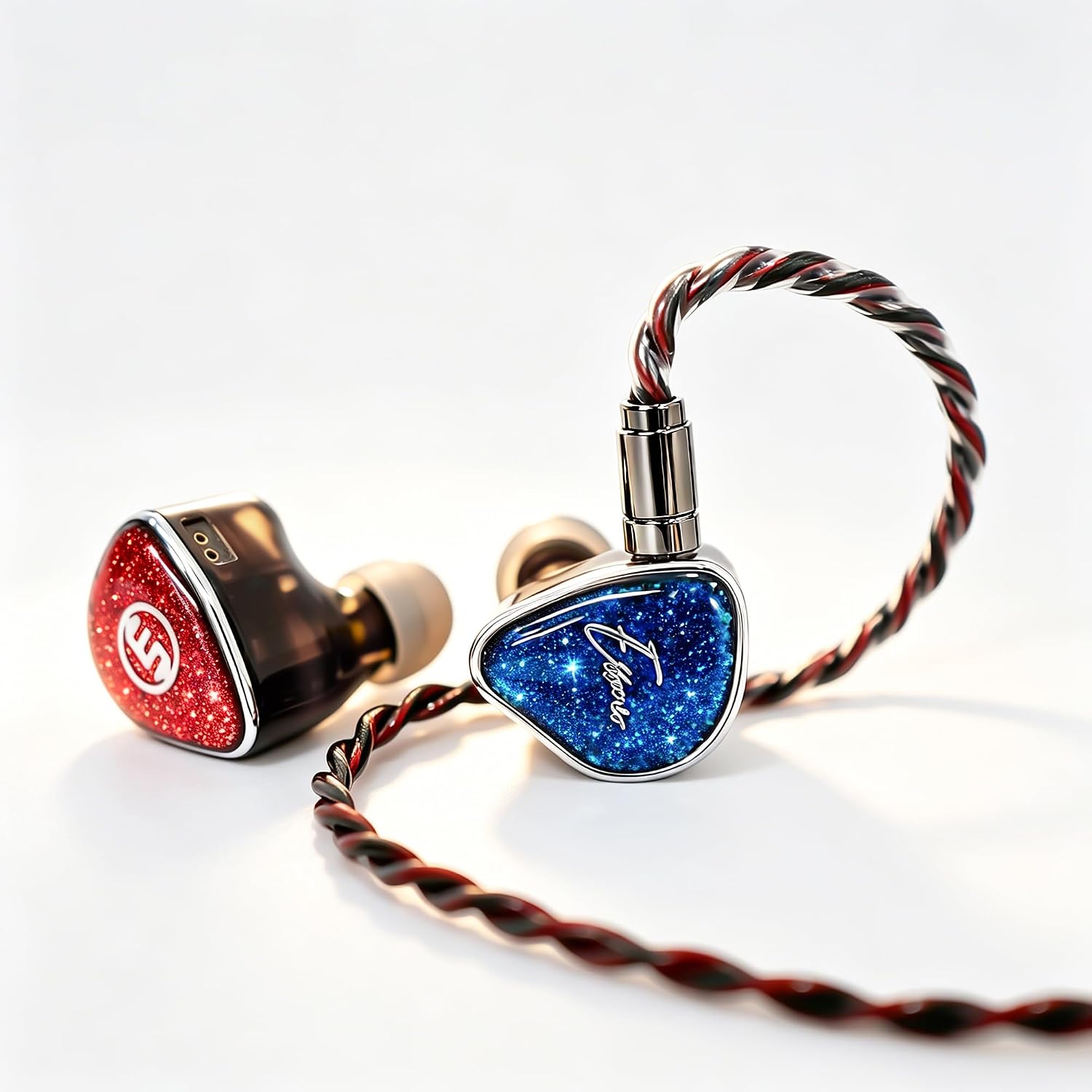 ESSONIO ES-C14 Hybrid 5-Driver IEMs – in Ear Monitors Earbuds