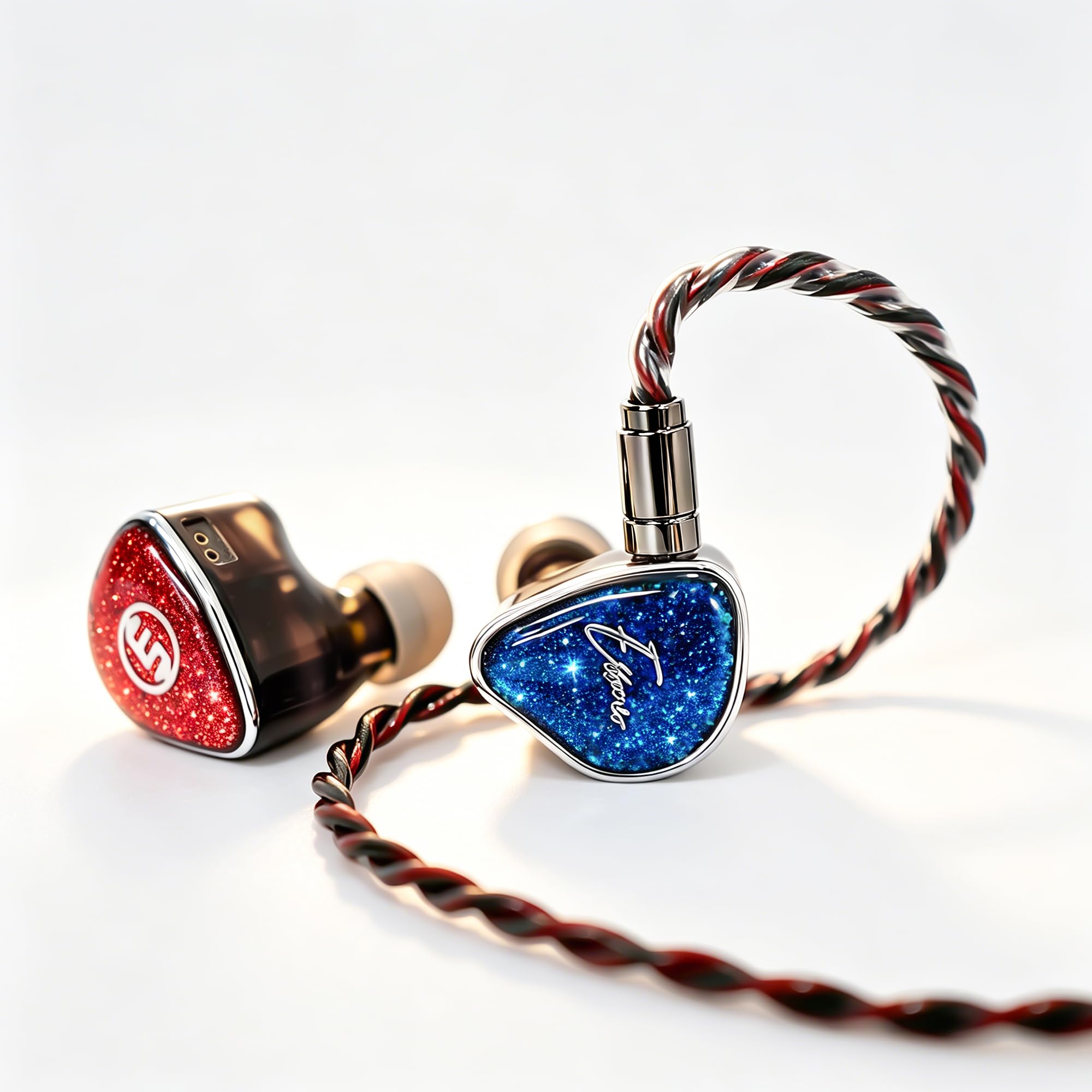 ESSONIO ES-C14 Hybrid 5-Driver IEMs – in Ear Monitors Earbuds