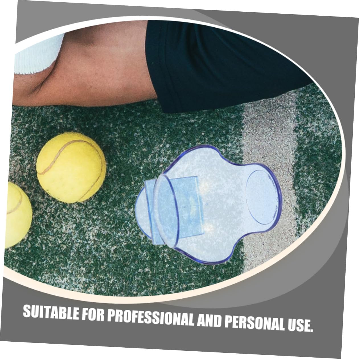 Sosoport Tennisdeck Tragbares Tenniszubehör Trainingsplattform Tennisbälle Tennisbälle Großpackung Tennisball Clips Tennisballhalter Tennis Hüftclip Tennisclip Bauchmuskeln Himmelblau