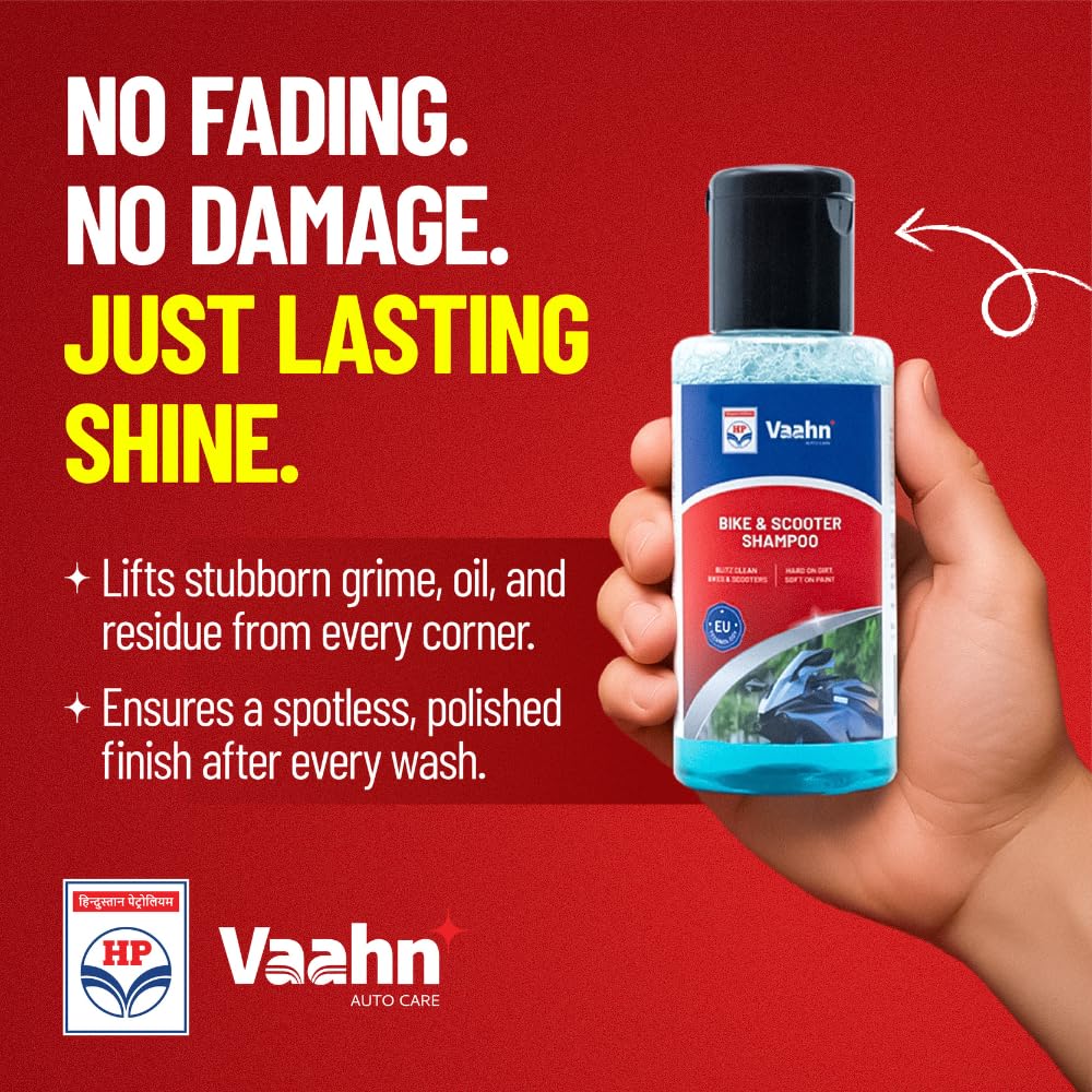 HP Vaahn Bike Care Kit – Bike Shampoo, All Purpose Shiner (125ml