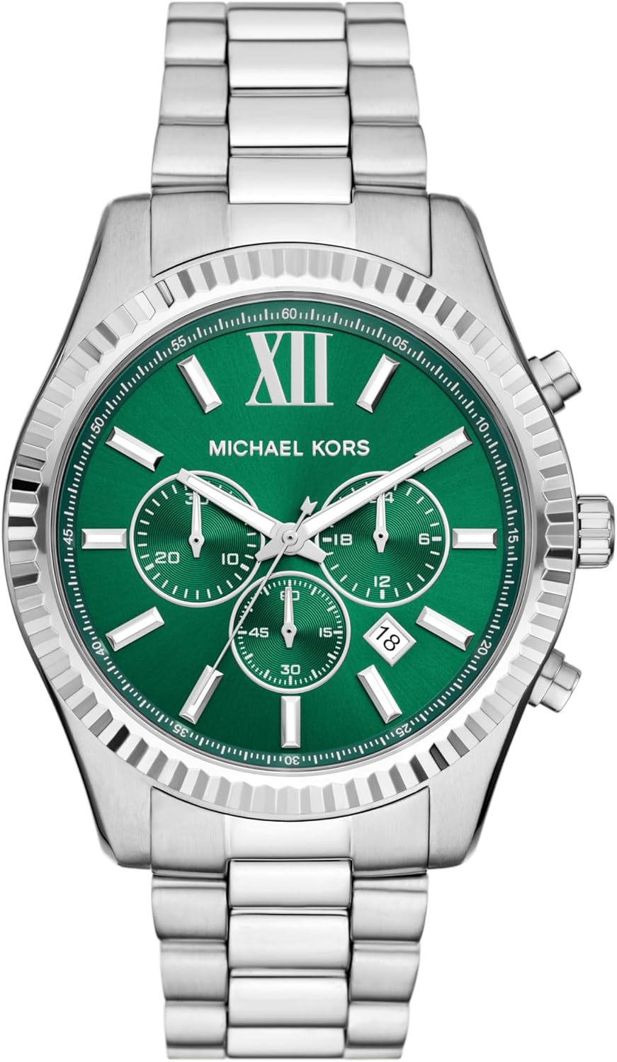 Michael Kors Lexington Men's Watch, Stainless Steel Bracelet Watch for Men