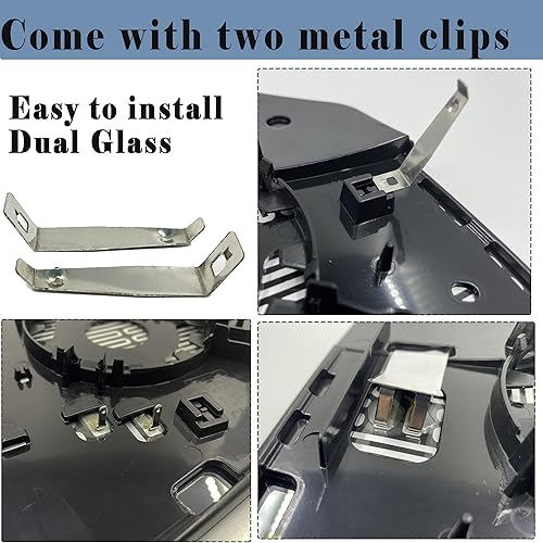 Miniatura 5 de F150 - Espejo calefactable para el lado del conductor, compatible con 2015 2016 2017 2018 2019 2020 F150 de energía izquierda, espejo convexo