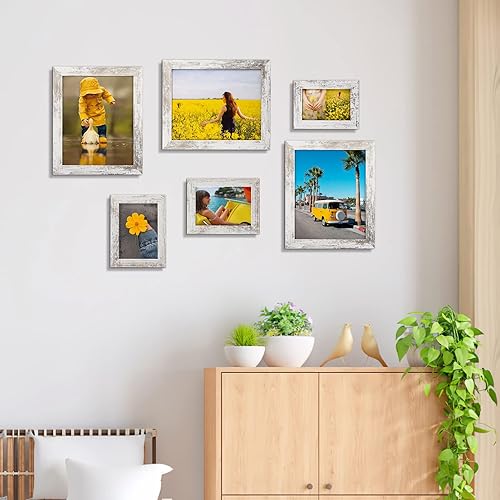 Miniatura 7 de PETAFLOP Paquete de portarretratos de 8 x 10 pulgadas y espejo de longitud completa