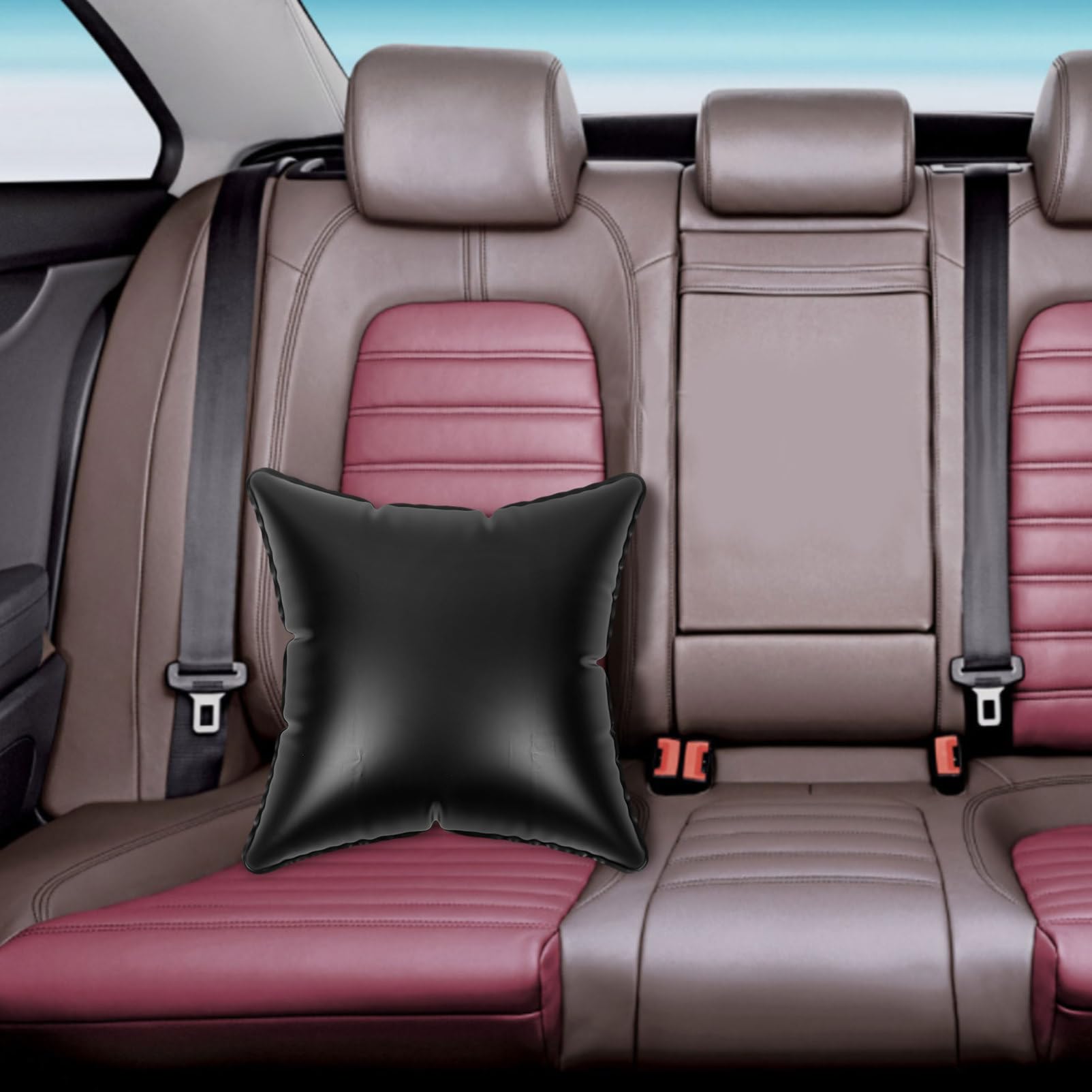 MAGICLULU 5stücke Pillow Insert Halbrunder Outdoor Kissenbezug Aufblasbarer Reisekissen Für Auto Und Camping Ergonomisches Design Tragbar