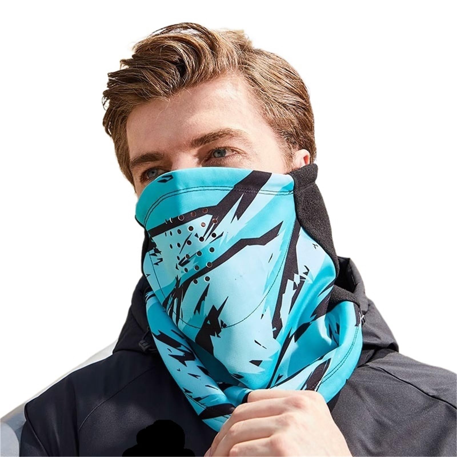 Máscara deportiva for el cuello for hombres y mujeres que corren y andan en bicicleta, máscara fría y cálida for entrenamiento de fútbol de invierno, cubierta de cuello a prueba de viento. Para Hacer
