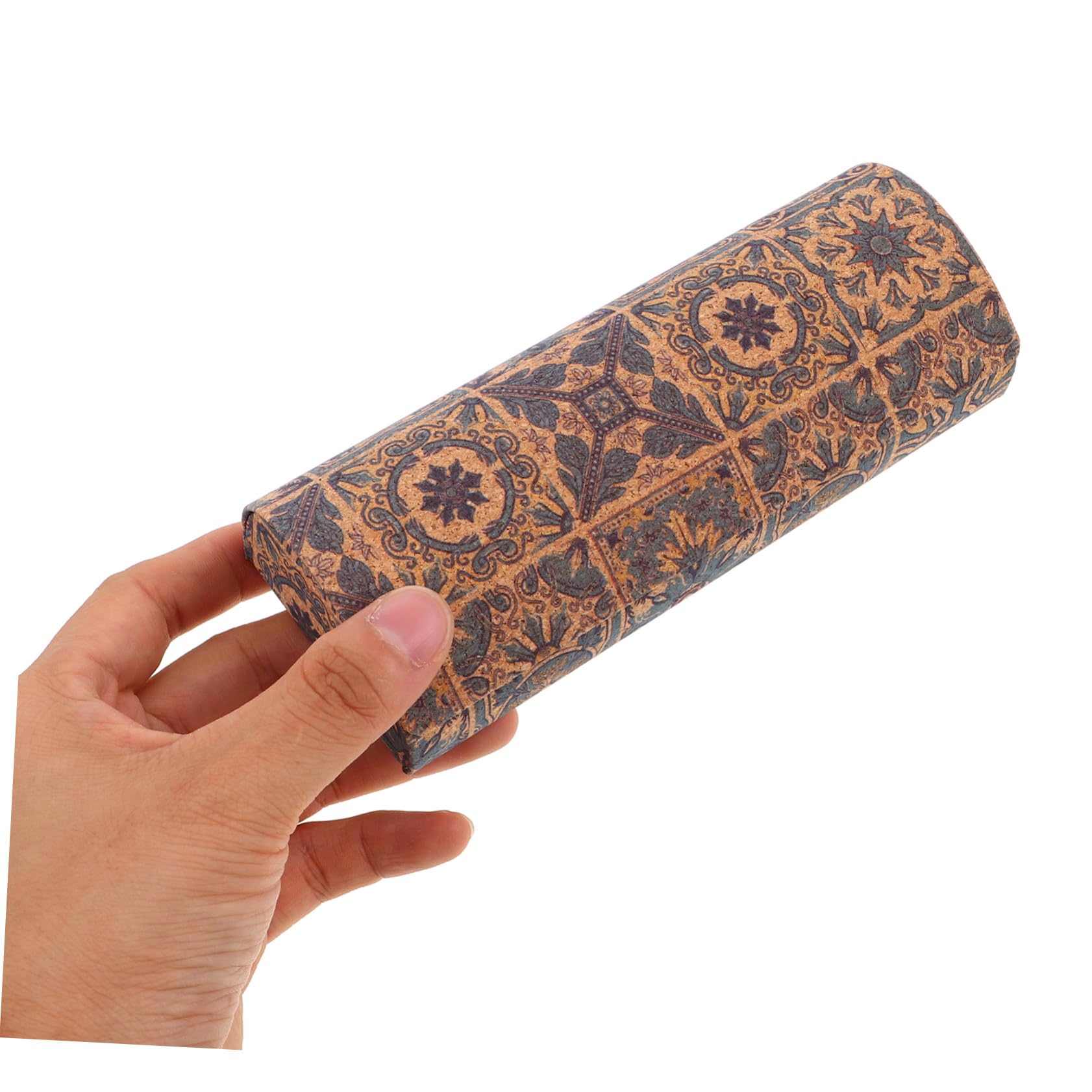 PartyKindom 4pezzi Custodia Magnetica per Occhiali in Rigida e Sottile per Occhiali da Vista Sole Protettiva Portatile e Compatto Design Boho Retrò per Uso Esterno e Riposto
