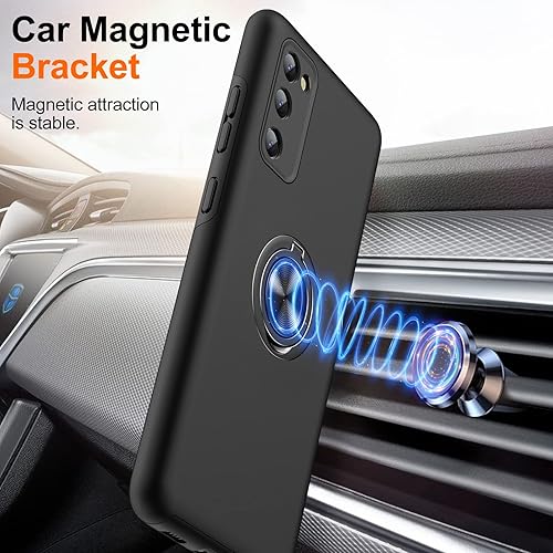 Miniatura 5 de JAME Funda para Samsung Galaxy S20 FE, funda Samsung S20 FE 5G con soporte giratorio, resistente a prueba de golpes, funda delgada para Galaxy S20