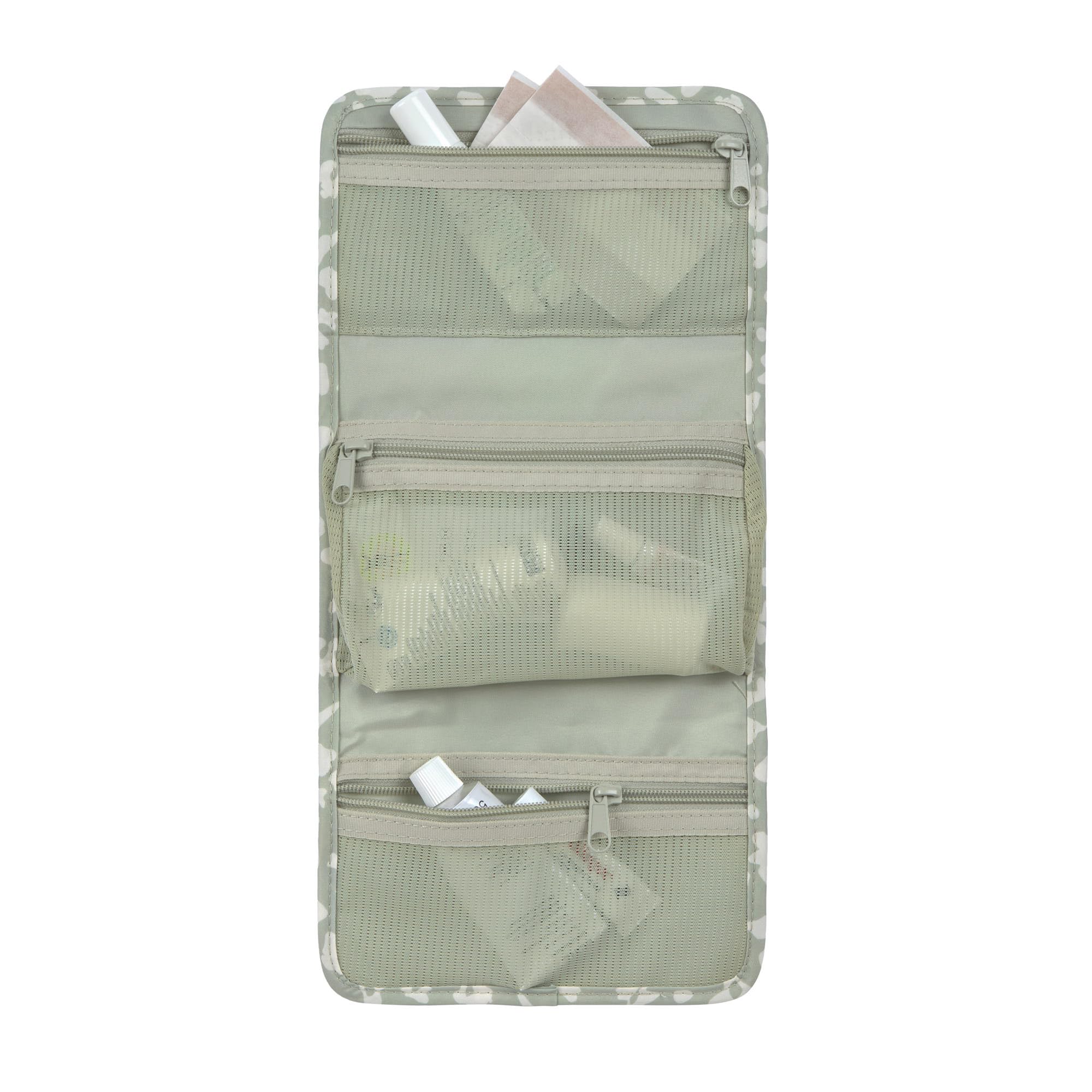 LÄSSIG Bebé Niños Botiquín para Medicamentos Gobuli Yeso Bolsillos de malla con cremallera sin contenido/First Aid Kit S.O.S. Leo light khaki