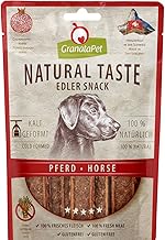 GranataPet Natural Taste Elegant Horse Snack, Dog Treats without Grain & No Added Sugar, Reward for Between, Tasty Dog Snack, 90 g