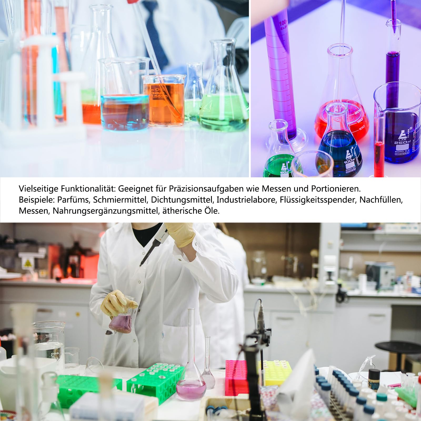 Zestaw strzykawek z tworzywa sztucznego 1 ml/cc z akcesoriami laboratoryjnymi (31 g) wielofunkcyjne narzędzia pomiarowe (20 sztuk)