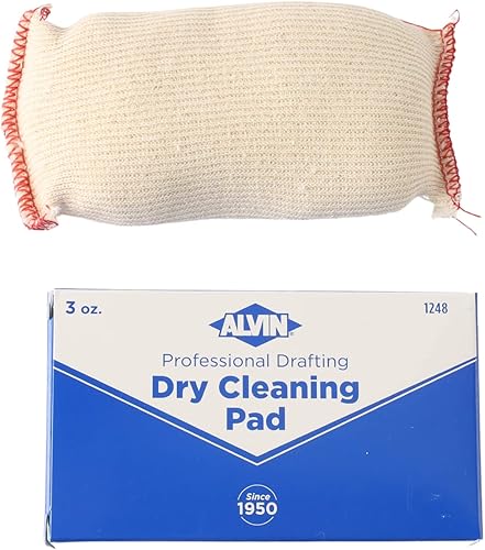 Miniatura 2 de ALVIN Almohadilla de limpieza en seco profesional, elimina errores, manchas y manchas de obras de arte, tableros de tapetes y tablas de dibujo,