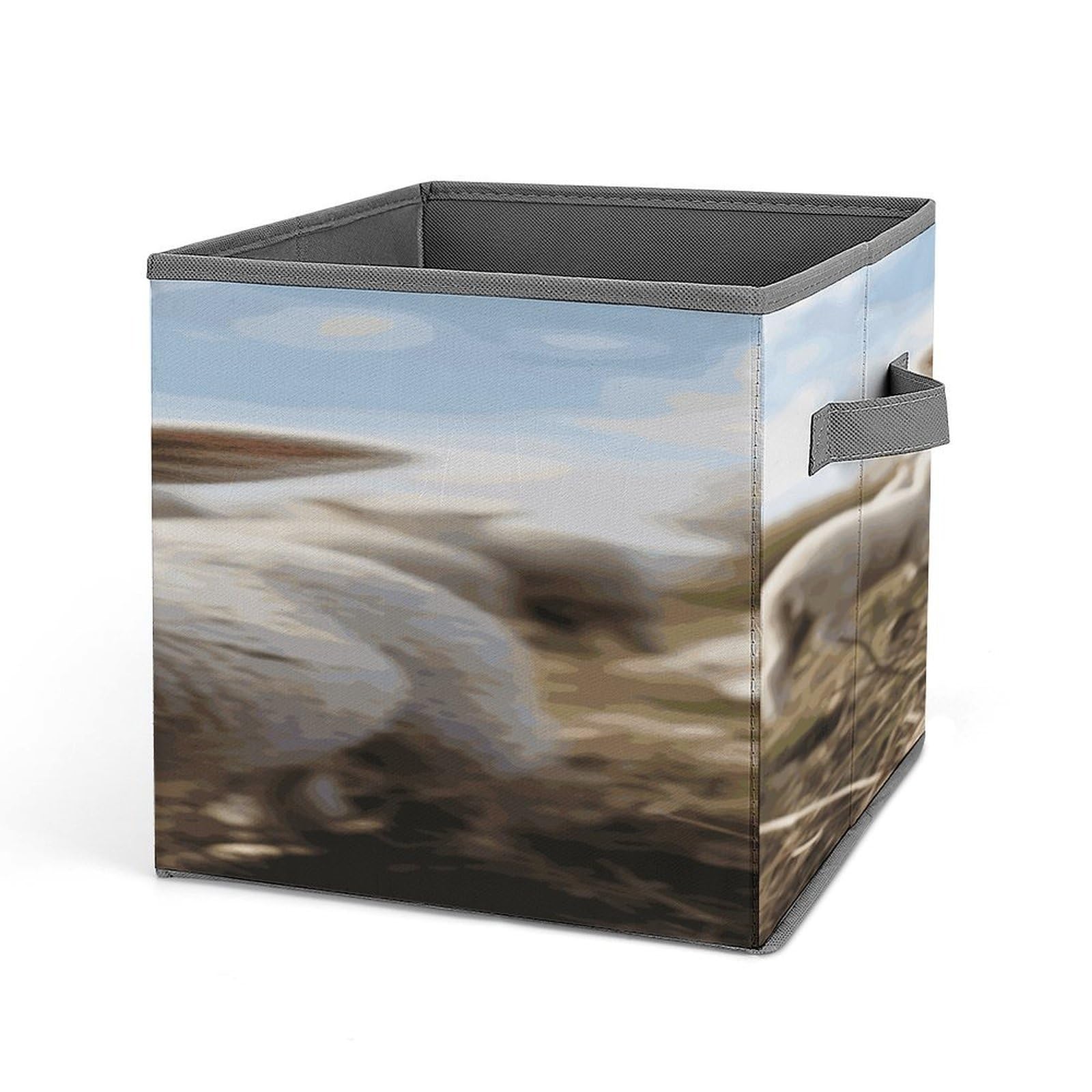 Fekiloot Style Cute Sheep Lamb Storage Bins Storage Baskets