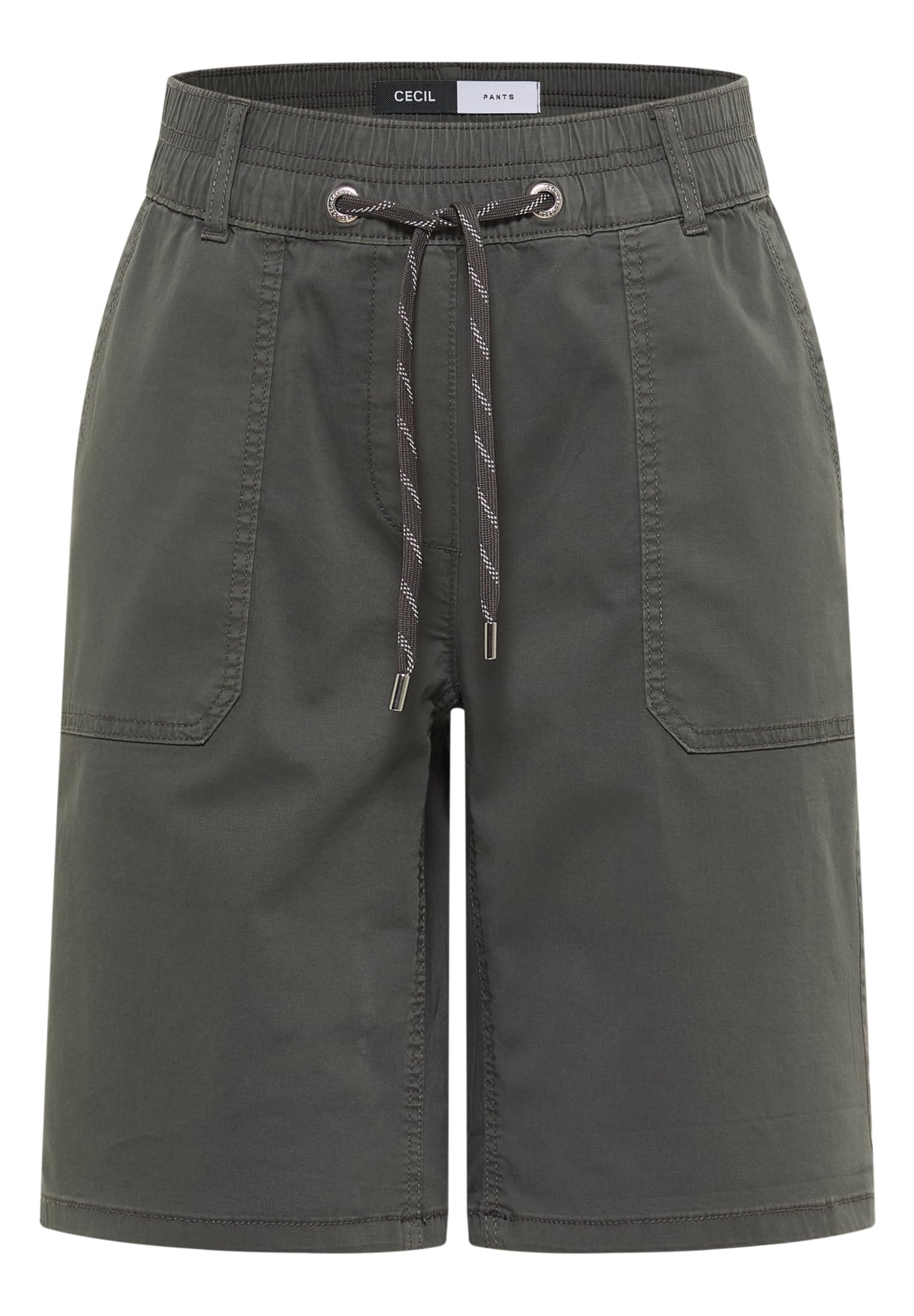 Cecil Mid Waist Straight Leg Shorts im Casual Fit