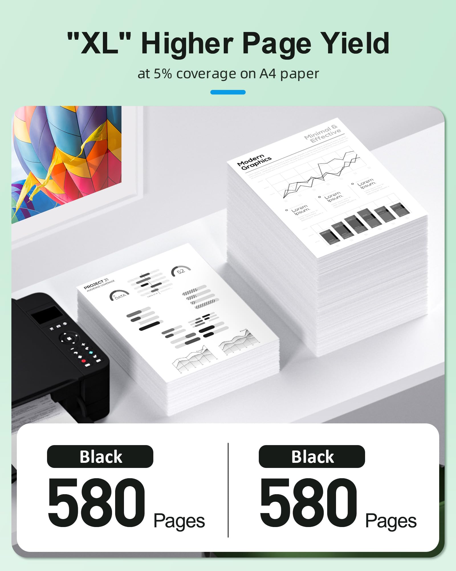 Hp 301 Xl Cartuccia Originale HP 301 Nera | Compatibile Con Stampanti Deskjet 1000 1050 2050 N 1015892 - Foto 10