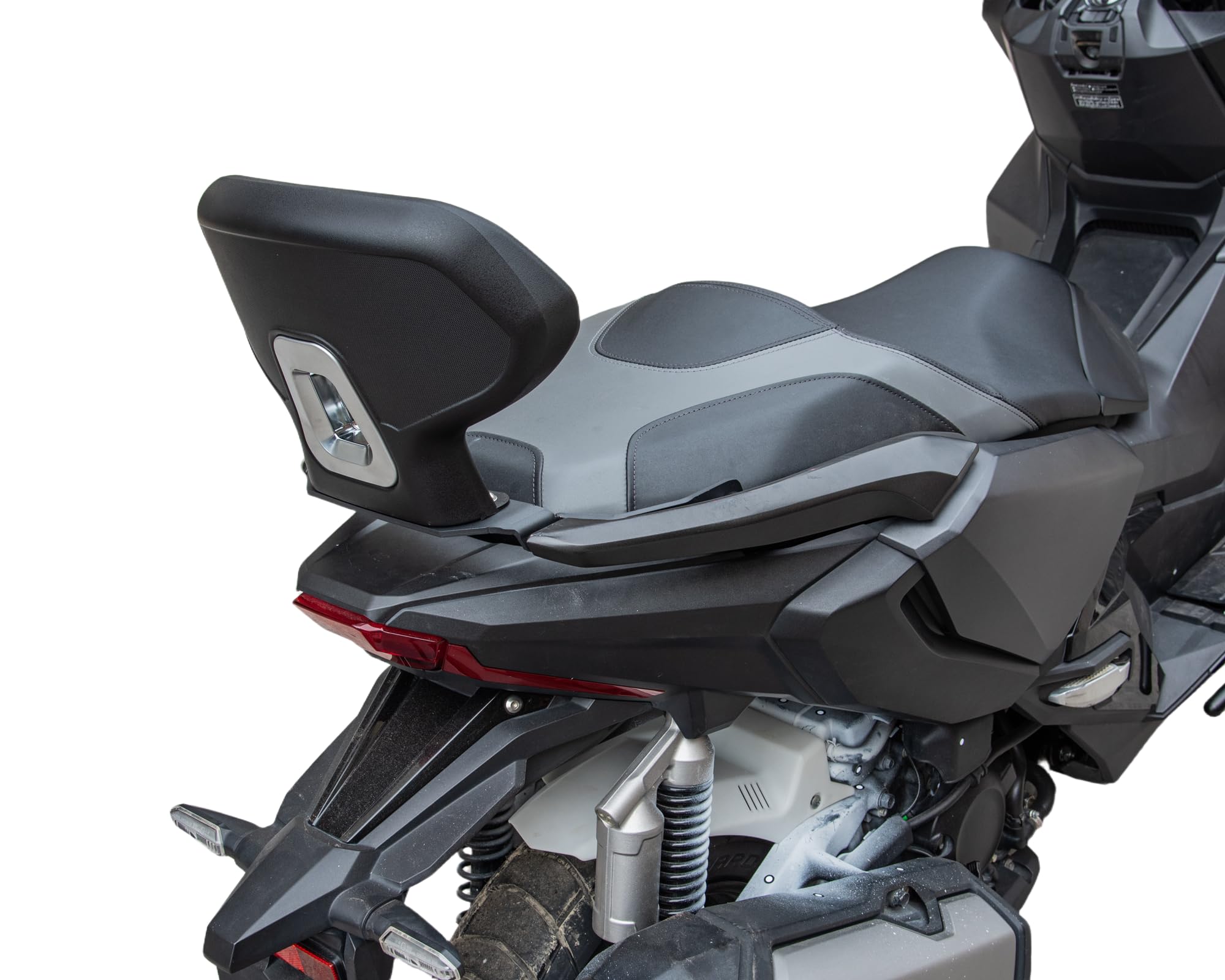 Dossier de passager arrière de moto pour ADV350, coussin de barre Sissy amovible compatible avec H-onda ADV 350 ADV-350 2022 2023 2024, support lombaire de moto