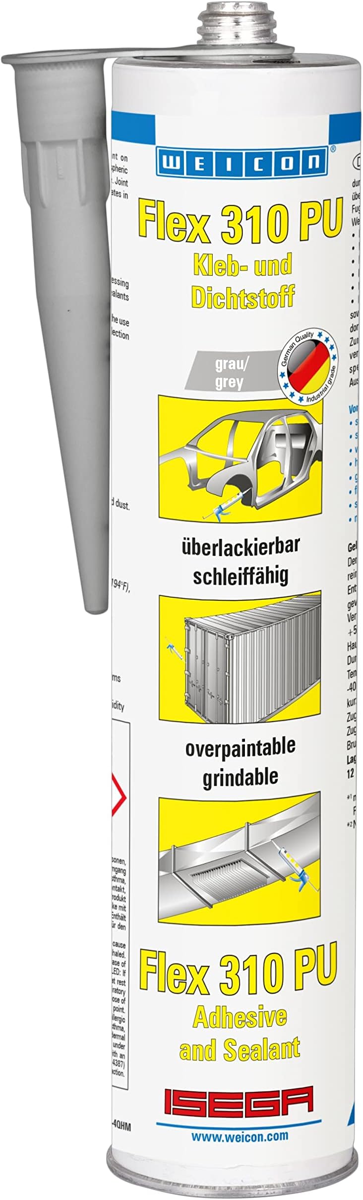 Flex 310 PU Polyurethane Grey 300ml Adhesive