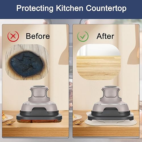 Miniatura 5 de Salvamanteles para freidora de aire de silicona para Ninja Crispi, almohadillas calientes para accesorios de freidora de aire Ninja Crispi,