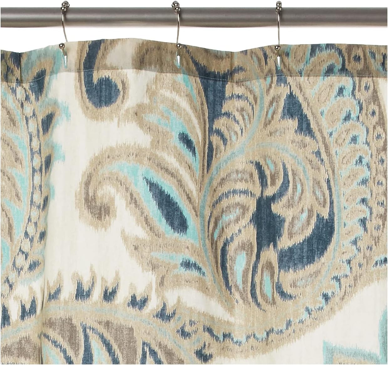 INK+IVY II70-233 Mira 200TC Shower Curtain, 72 x 72, Blue