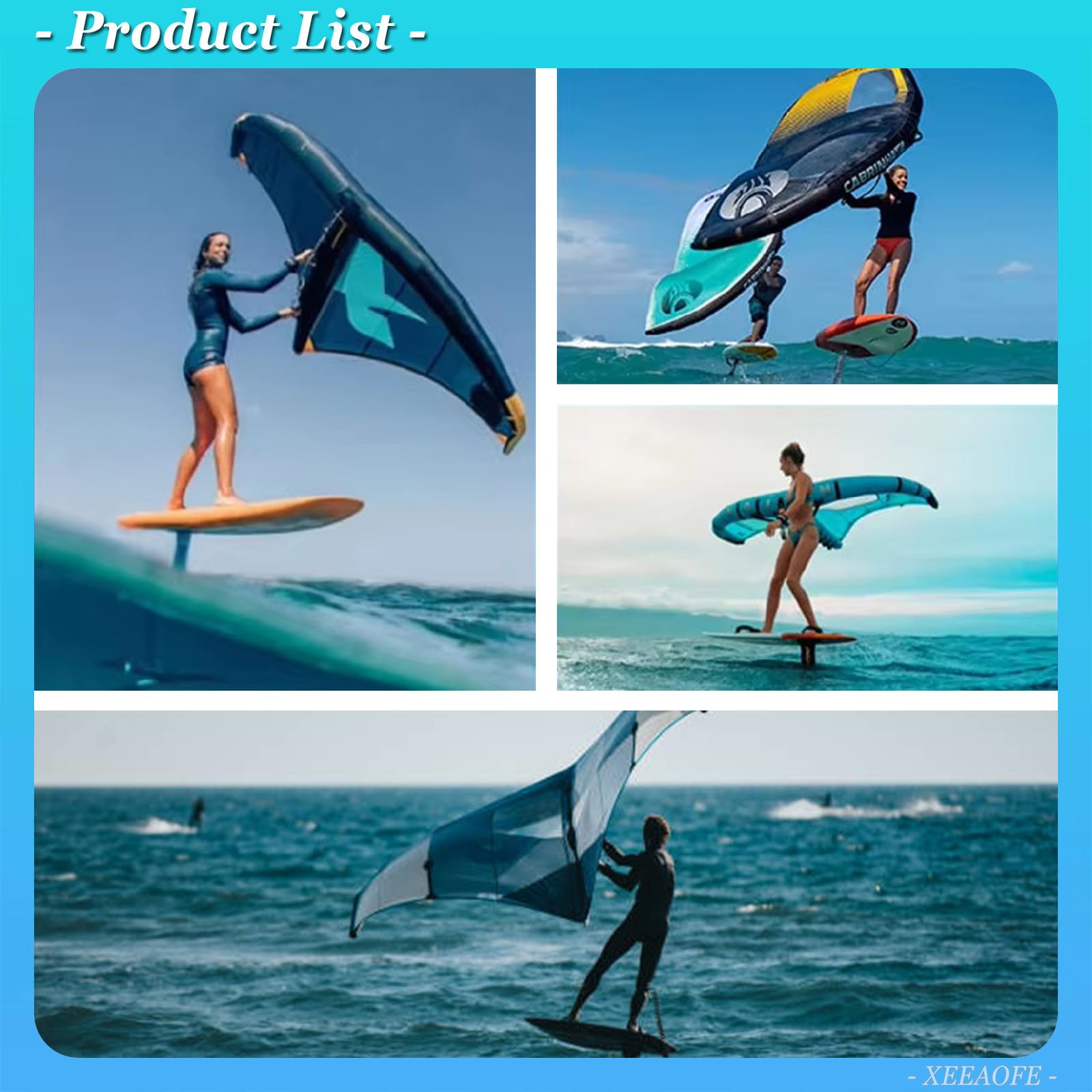 Wind Wingfoil e Tavola Hydrofoil con Hydrofoil, Tavola Hydrofoil Gonfiabile con Wind Wing Foil Gonfiabile e Hydrofoil, per Sport Acquatici all'aperto