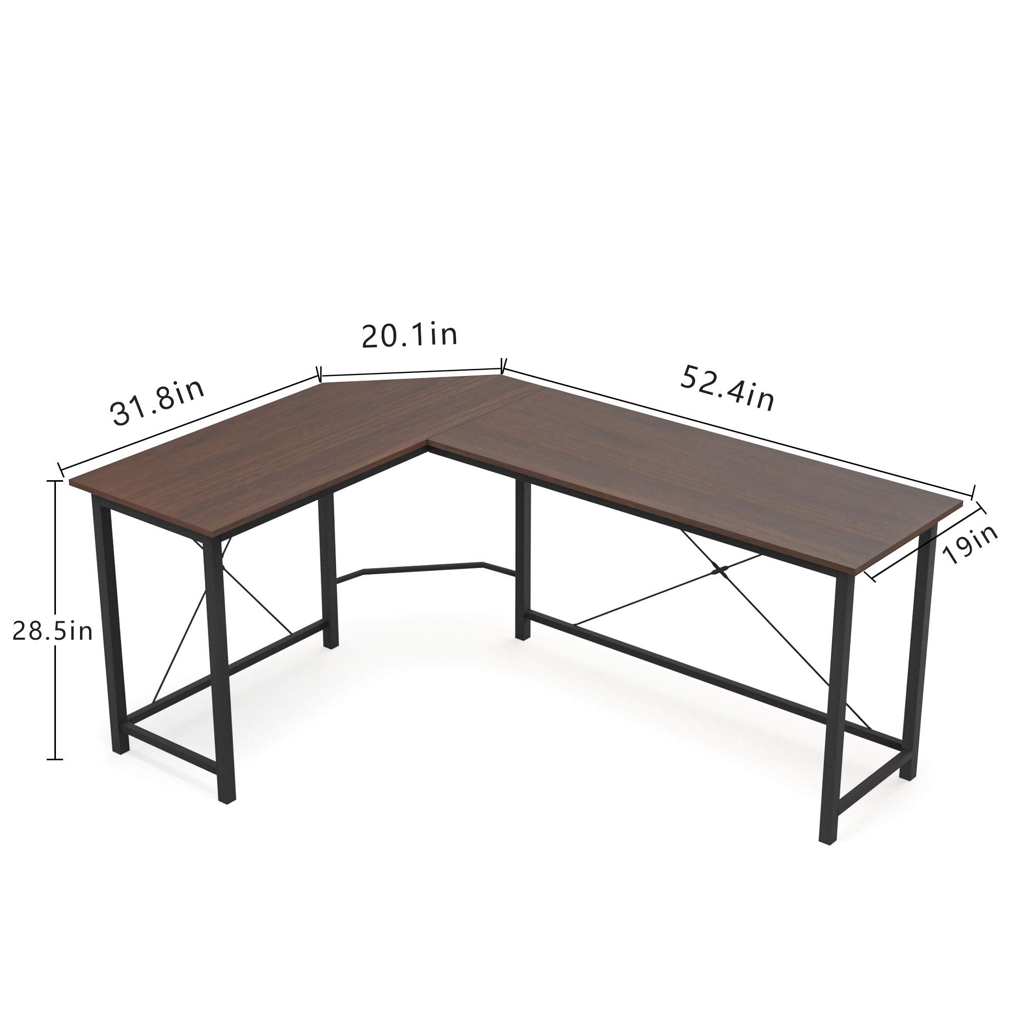Buy L Shaped Desk Corner Computer Desk Sturdy Computer Table Writing