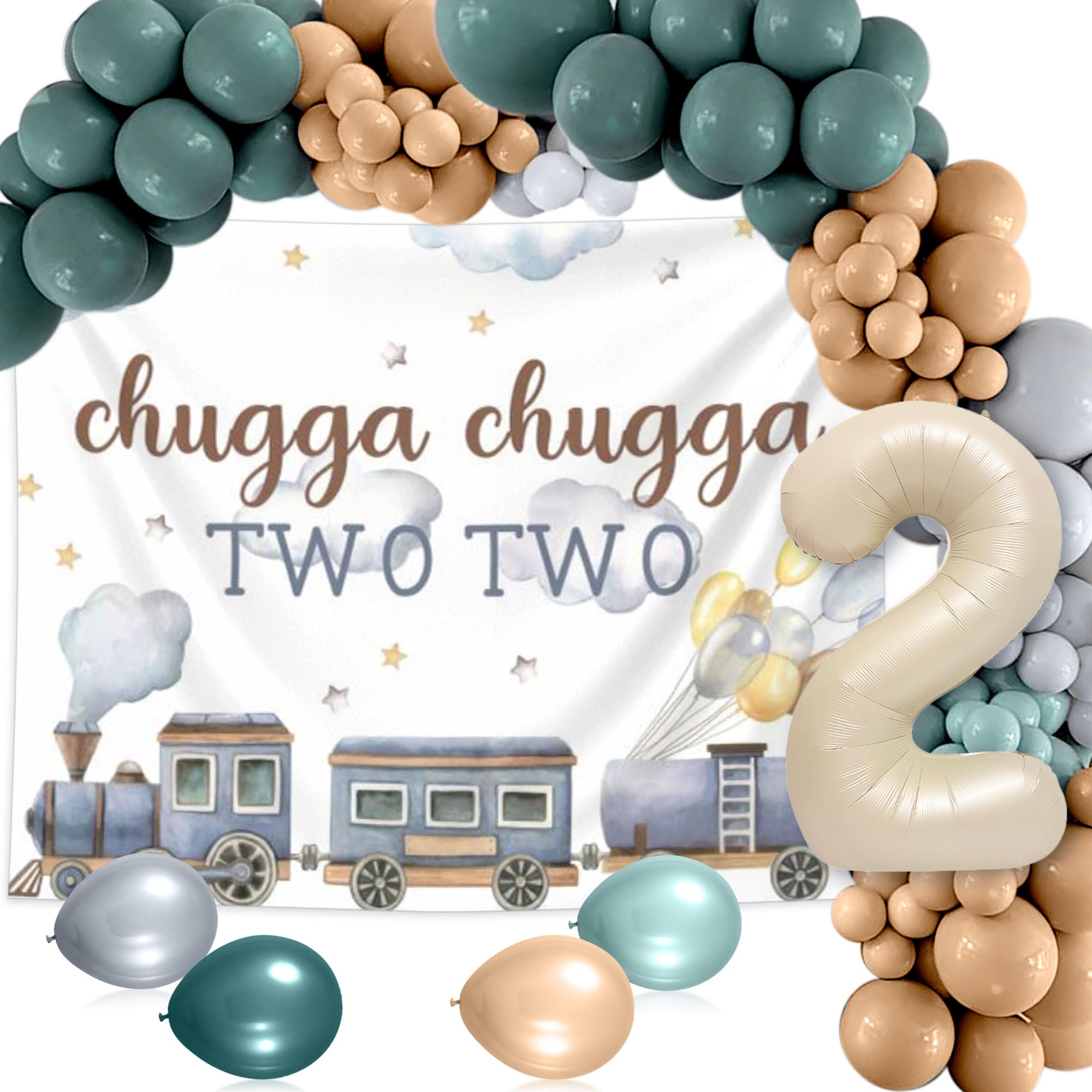 Amazon.com: Chugga Chugga Two Two Birthday Party Decorations 2nd