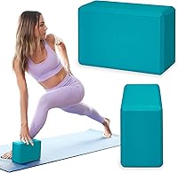 Vista 19 de Gaiam Yoga Block - Supportive Latex-Free Eva Foam - Soft Non-Slip Surface with Beveled Edges for Yoga, Pilates, Meditation
