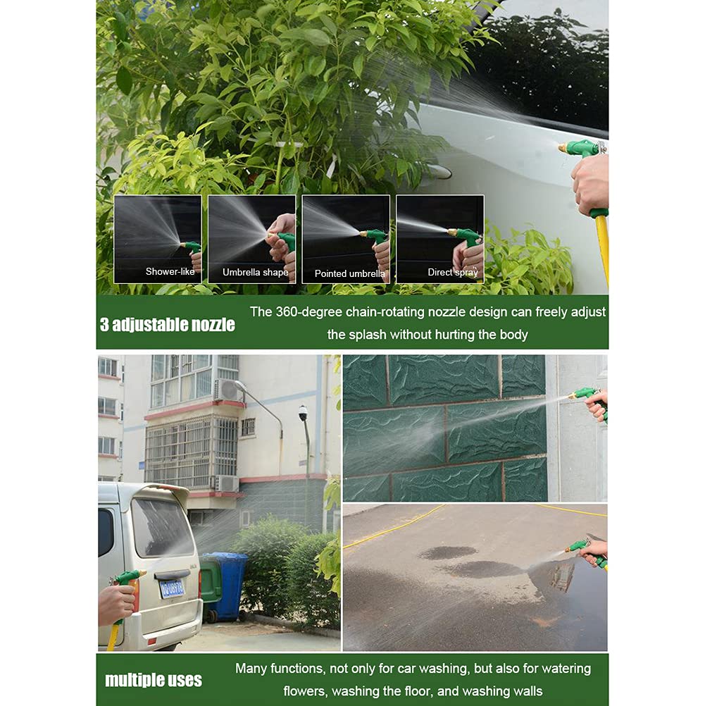 Manguera, Manguera De Jardín Extensible, Lavado De Coches Hogar Manguera De Riego Agua del Grifo,30m