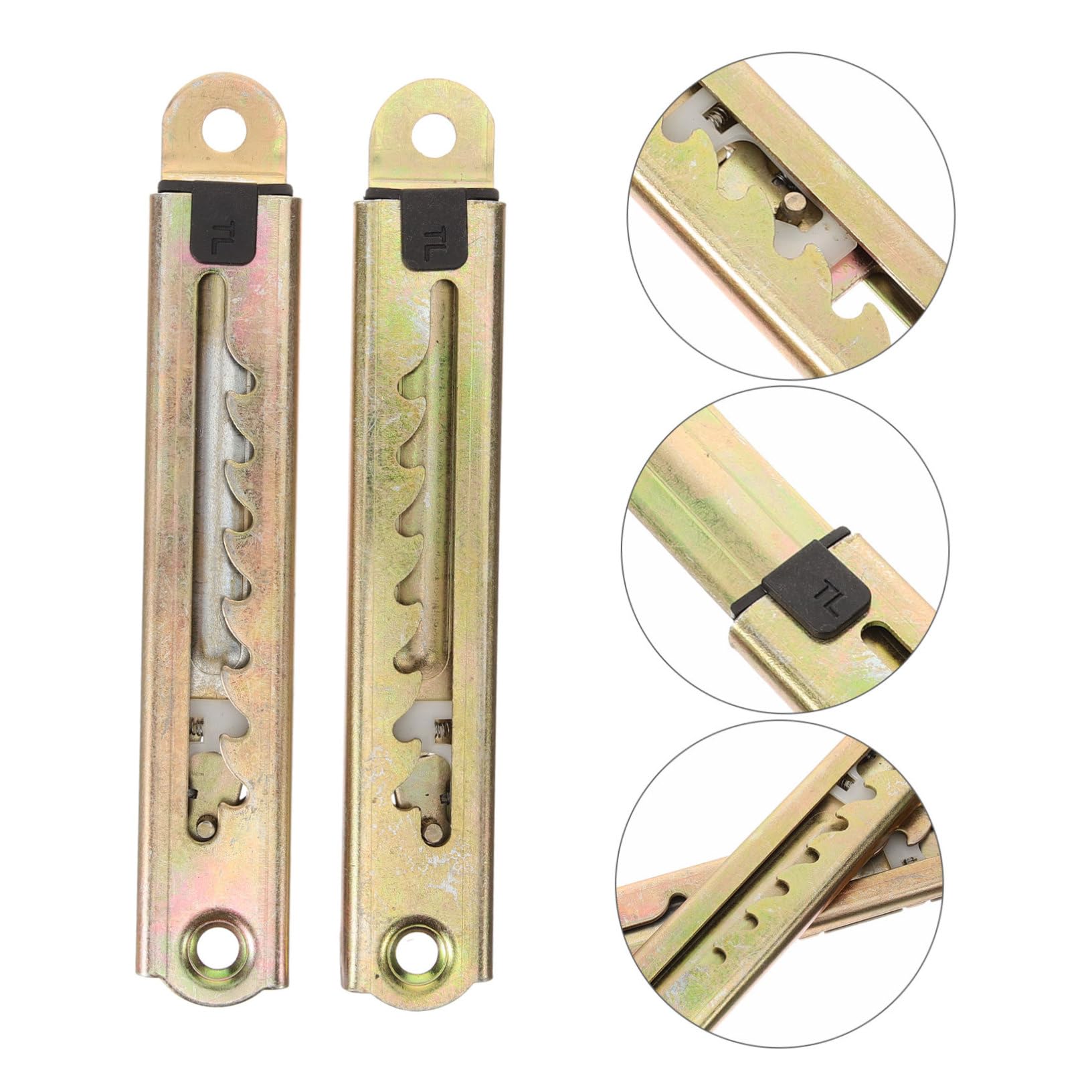 SHINEOFI 4 Paia Regolatore Angolo In Piedi Stand Piccolo Supporto Da Scrivania Regolabile Accessori Per Ufficio a Casa Fascia Angolare Staffa Di Supporto Del Piano Di Lavoro Zinco
