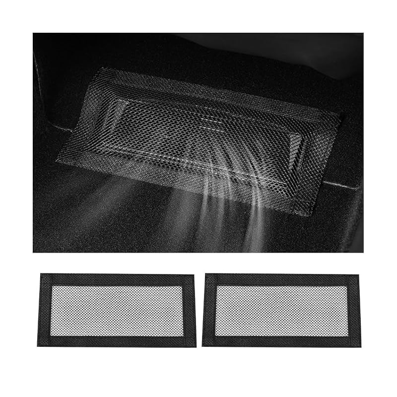 Bittwee Capa Protetora para Saída de Ar do Banco Traseiro em Tela Colmeia, Compatível com Model 3 e Model Y, 2 unidades