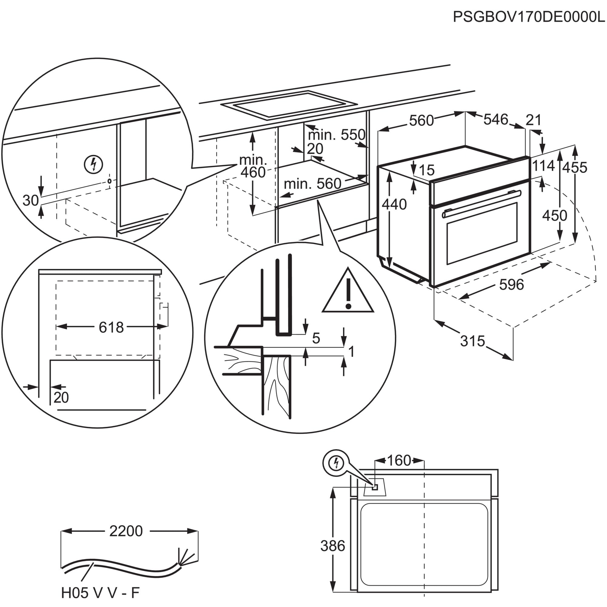 Electrolux CKM806CX Horno Eléctrico Compacto, 42 L, Función Microondas, Potencia 1000W, Grill de 1900W, 23 Funciones, Calentamiento Rápido, Pantalla TFT, Serie 800, Negro, Fabricado en UE