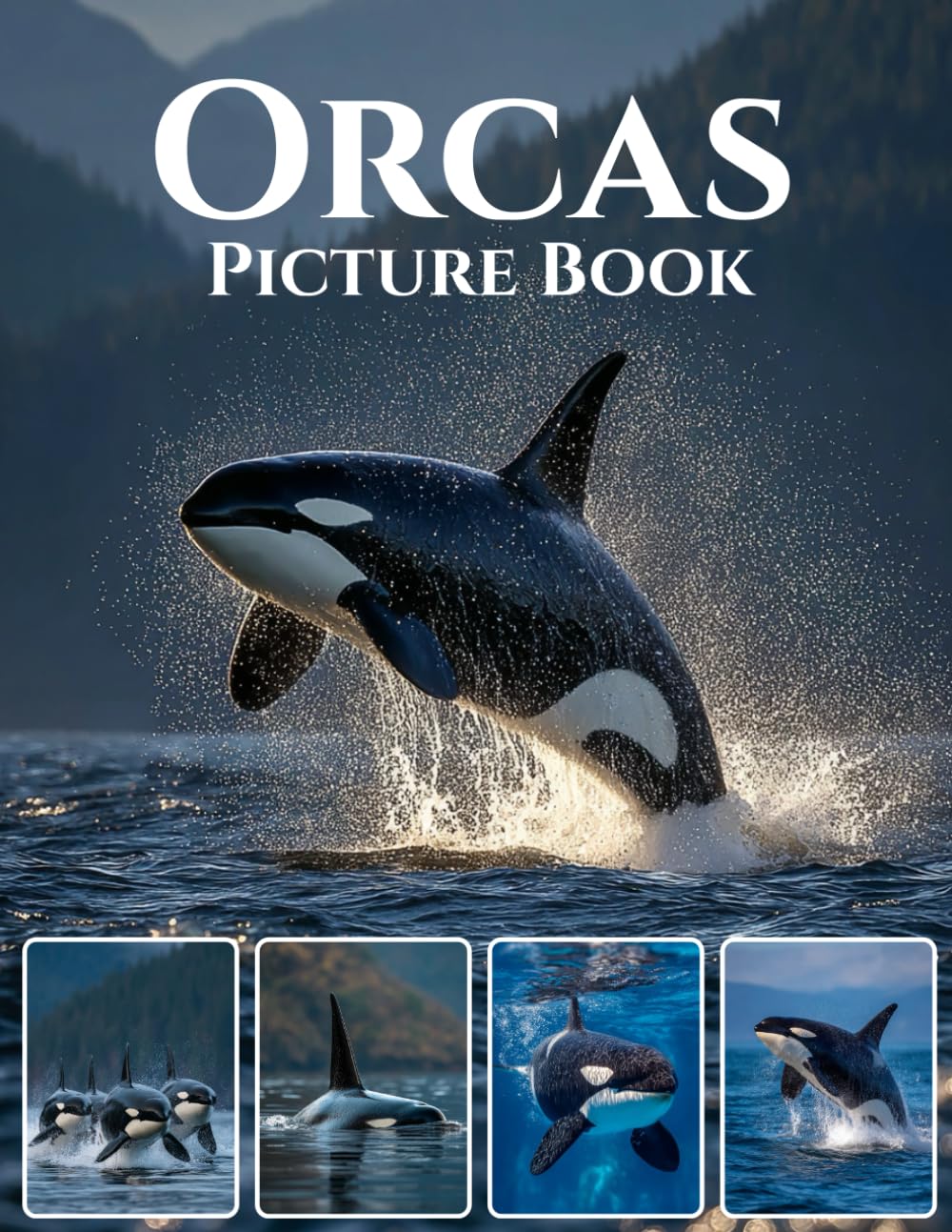 Orcas: Majestic Killer Whales of the Pacific Northwest: A Stunning Visual Journey Through Black & White Beauty | Premium Photography Collection for ... Life Enthusiasts & Coffee Table Art Books