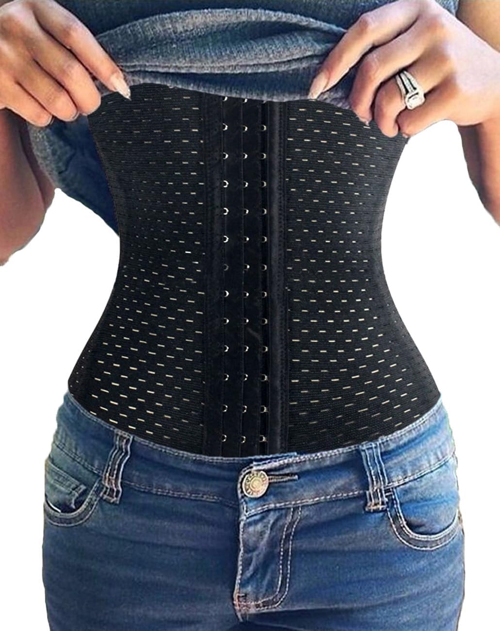 Waist Trainer for Women Waist Cincher Corset Shapewear Tummy Control Body Shaper with Steel Bones