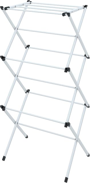 Mabel Home Foldable Clothes Drying Laundry Rack Clothes airer ( White )