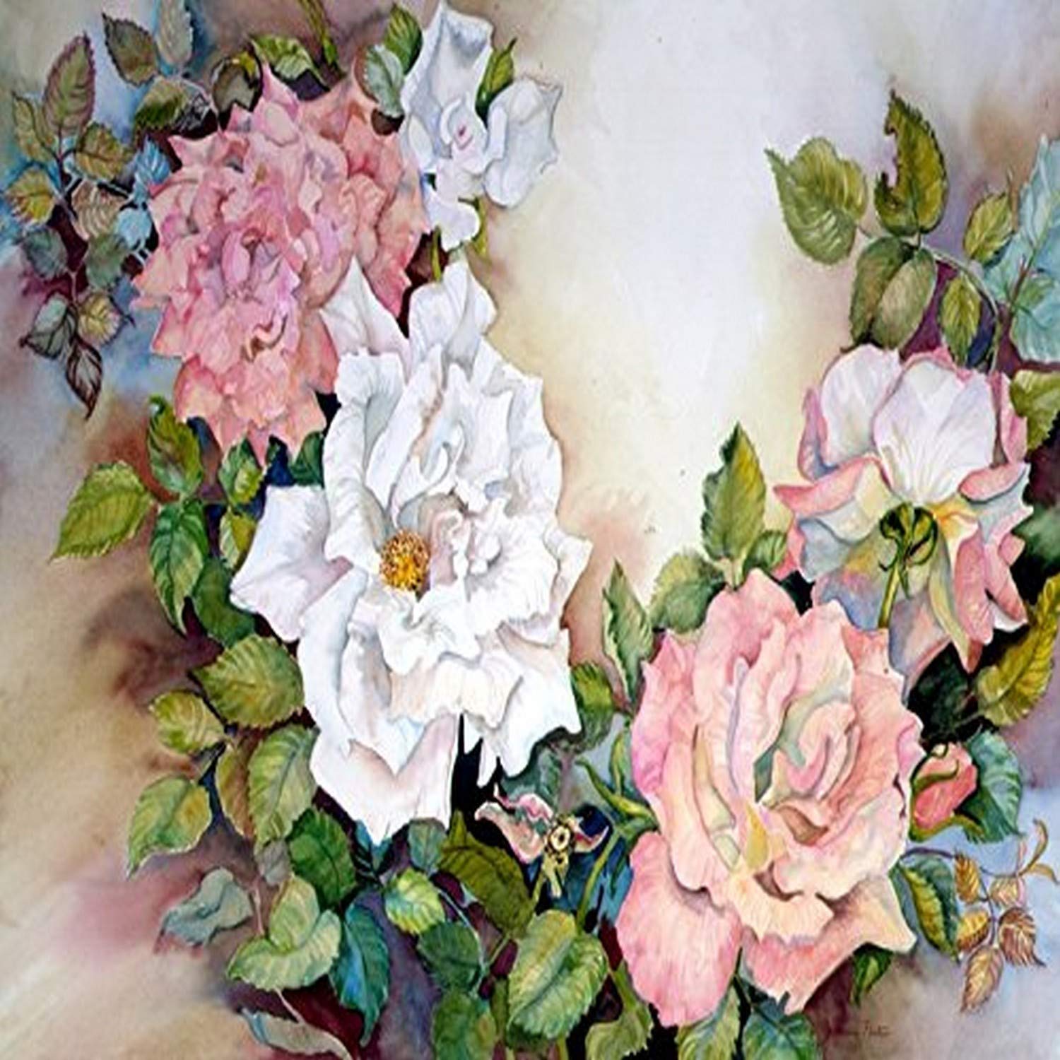 Frame USA The Last Rose of Summer Framed Print 9"x12" by Joanne Porter-JOAPOR16395, 9x12, Unframed/Print Only