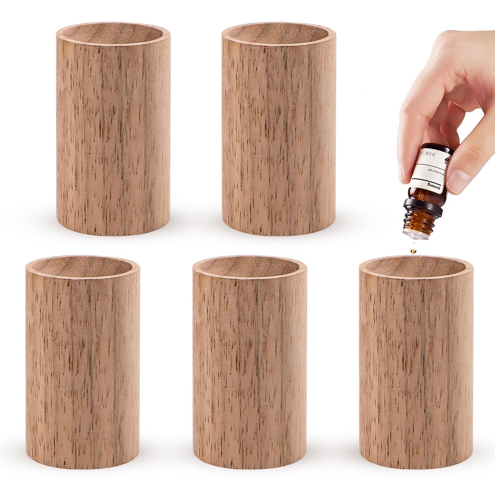 30 Stück Aroma Diffuser Aus Buchenholz – Natürliche Holzdiffusoren Für ätherische Öle | Gegen Gerüche & Mücken