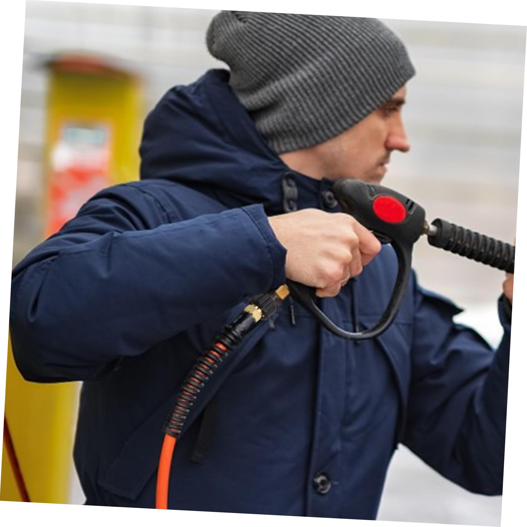 iplusmile 4stücke Hochdruck Waschadapter Für Sprayer Drehbar Kompatibel Mit Verschiedenen Modellen Langlebig Und Installieren Für Auto Und Gartenreinigung