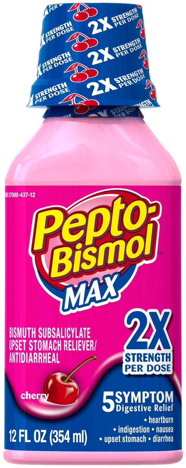 Buy Pepto Bismol Pepto Bismol Max Strength Liquid Cherry Online at