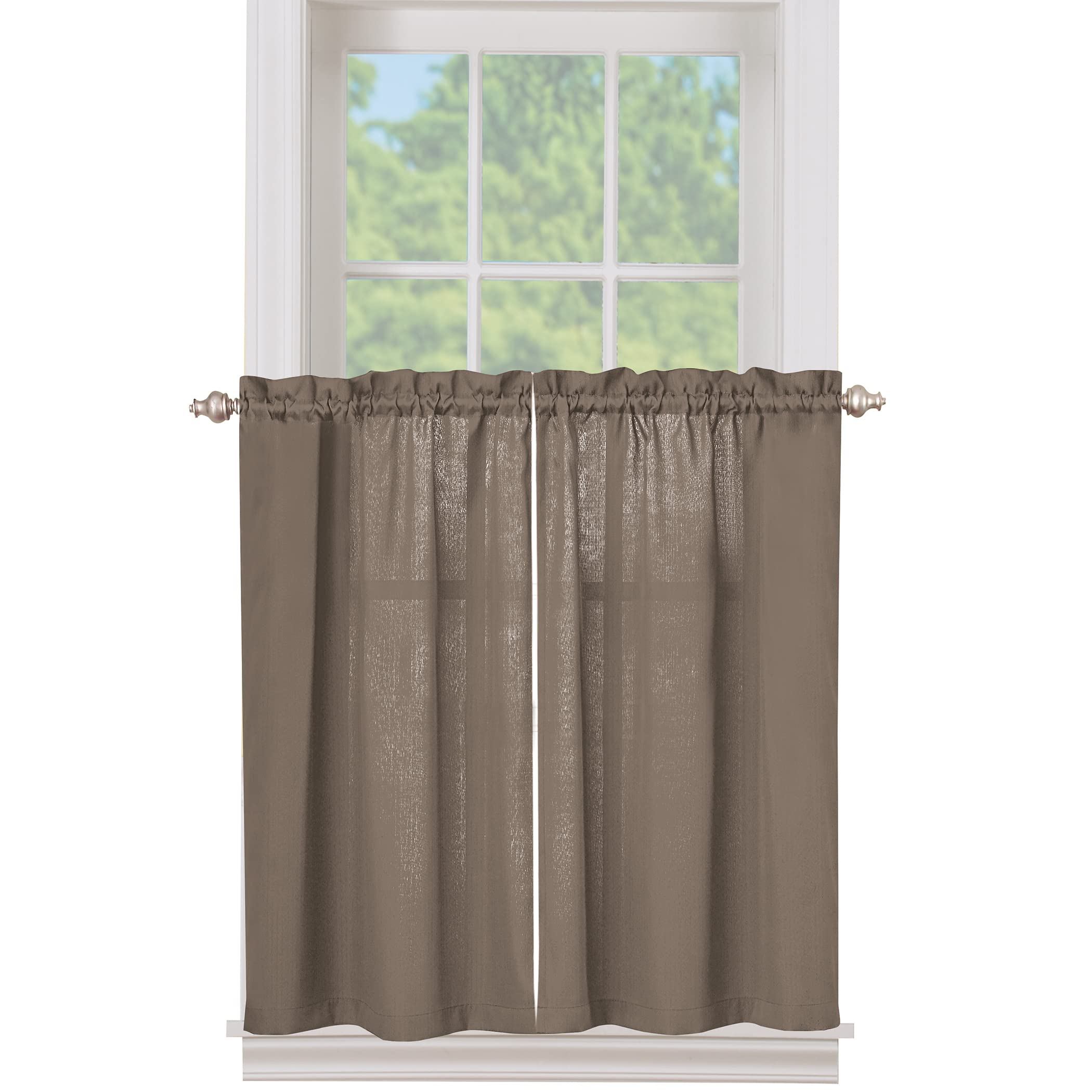 Cortina de ventana niveles para cubrir media ventana con elegancia Lorena Casa