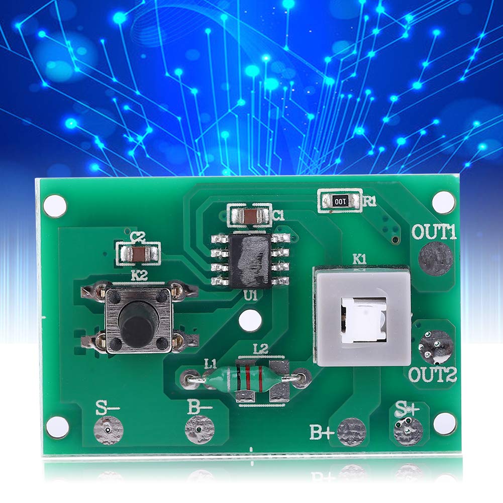Solar Lamp String Controller, Solar Lamp String Controller Module Circuit Board with 8 Kinds Light Mode and Switch 1.2V 2Pcs - Image 3