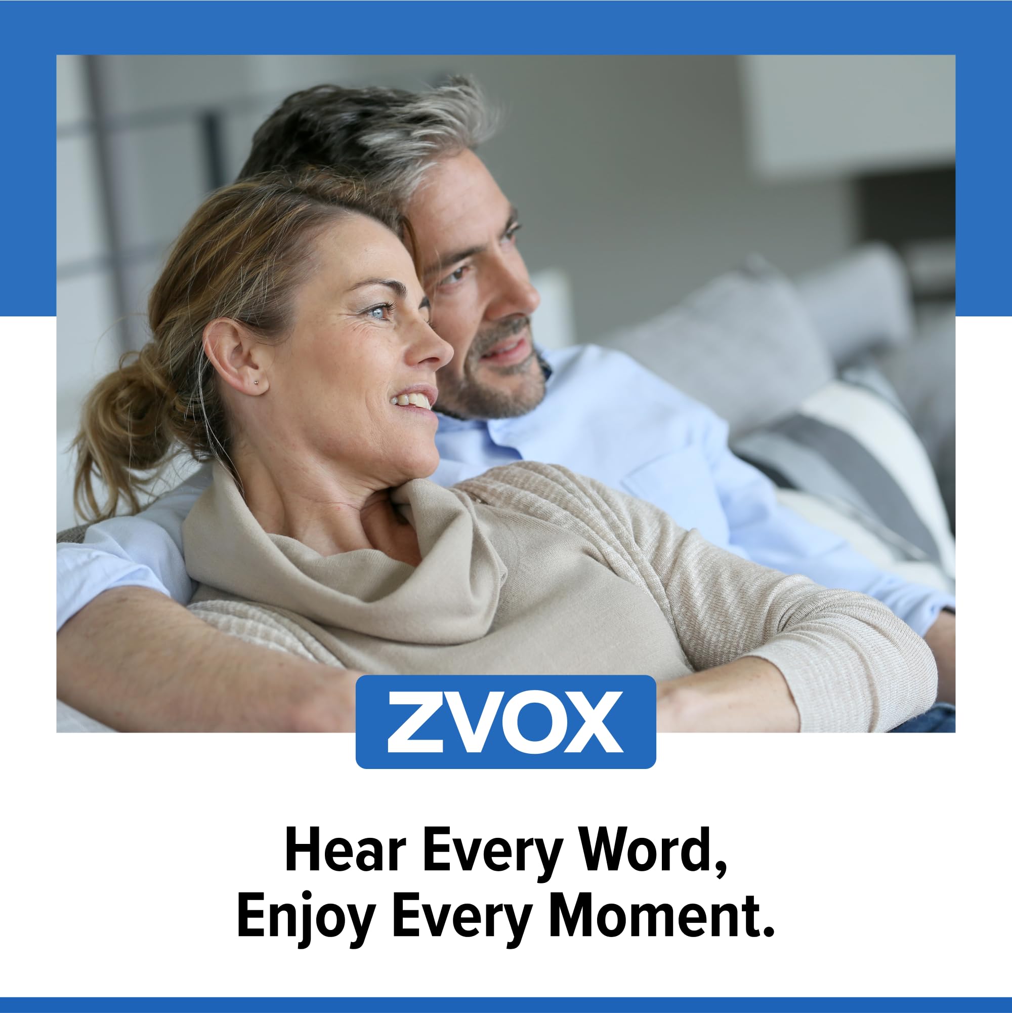 ZVOX AccuVoice AV855 Dialogue Clarifying Soundbar - Tecnologia acustica brevettata con 20 livelli di potenziamento vocale, doppio subwoofer, altoparlante TV a basso profilo per Home Theater e Smart TV