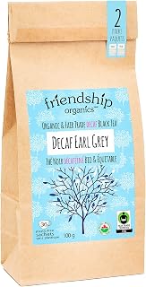 Friendship Organics Decaf Earl Grey Tea Bags, Organic and Fair Trade 36 count