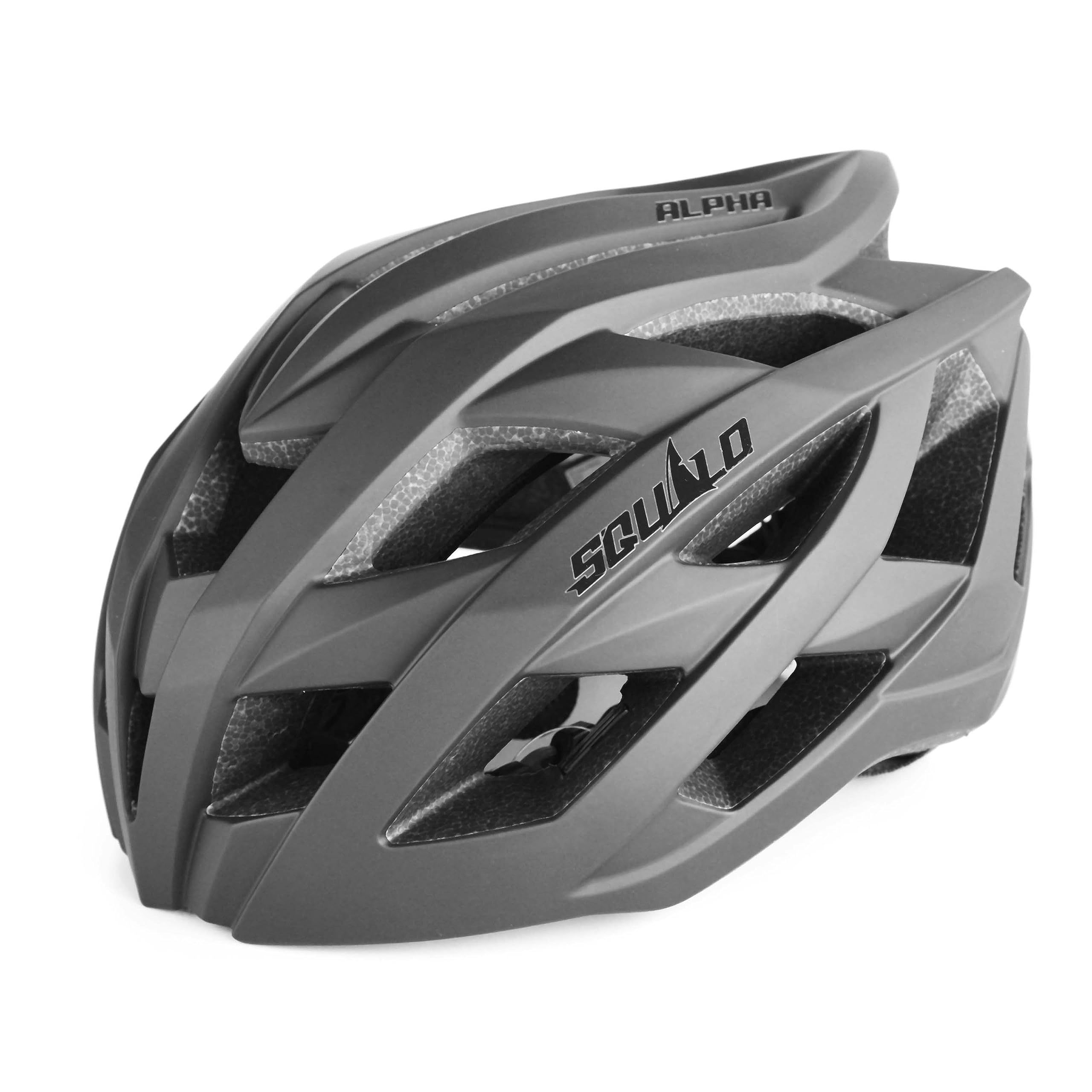 SQUALO Alpha Bike Helmet for Men Women, Bicycle Helmets with Adjustment Dial Unisex Adults Cycling Helmet for Urban Commuter Mountain Road Biker